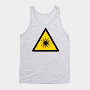 Warning Laser Radiation Tank Top